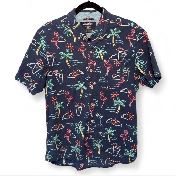 Chubbies Flamingo Button Down - Picture 1 of 3